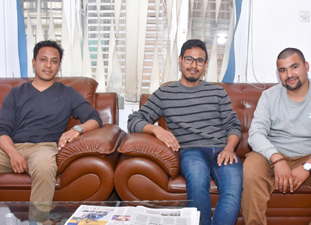 Nishan Shrestha, Sachet Pandit, and Subash Shrestha